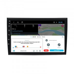 Navigatie dedicata cu Android Fiat Bravo 2007 - 2016, 2GB RAM, Radio GPS Dual Zone, Display HD 9" Touchscreen, Internet Wi-Fi, Bluetooth, MirrorLink, USB, Waze