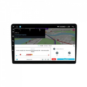 Navigatie dedicata cu Android Fiat Ducato 2006 - 2020, 8GB RAM, Radio GPS Dual Zone, Display HD IPS 9" Touchscreen, Internet Wi-Fi si slot SIM 4G, Bluetooth, MirrorLink, USB, Waze