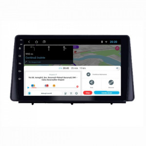 Navigatie dedicata cu Android Ford Focus IV dupa 2018, 1GB RAM, Radio GPS Dual Zone, Display HD 9" Touchscreen, Internet Wi-Fi, Bluetooth, MirrorLink, USB, Waze