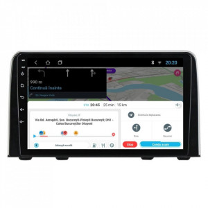 Navigatie dedicata cu Android Honda CR-V V dupa 2018, 2GB RAM, Radio GPS Dual Zone, Display HD 9" Touchscreen, Internet Wi-Fi, Bluetooth, MirrorLink, USB, Waze