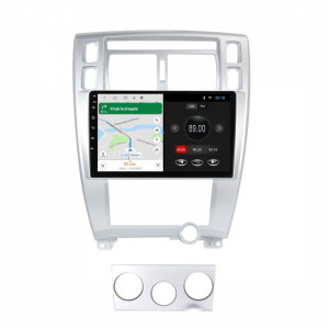 Navigatie dedicata cu Android Hyundai Tucson 2004 - 2011, 1GB RAM, Radio GPS Dual Zone, Display HD 10" Touchscreen, Internet Wi-Fi, Bluetooth, MirrorLink, USB, Waze