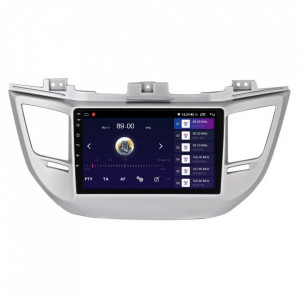 Navigatie dedicata cu Android Hyundai Tucson 2015 - 2018, 4GB RAM, Radio GPS Dual Zone, Display HD IPS 9" Touchscreen, Internet Wi-Fi si slot SIM 4G, Bluetooth, MirrorLink, USB, Waze