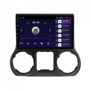Navigatie dedicata cu Android Jeep Wrangler III (JK) 2014 - 2018, 4GB RAM, Radio GPS Dual Zone, Display HD IPS 10" Touchscreen, Internet Wi-Fi si slot SIM 4G, Bluetooth, MirrorLink, USB, Waze