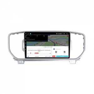 Navigatie dedicata cu Android KIA Sportage 2016 - 2018, 4GB RAM, Radio GPS Dual Zone, Display HD IPS 9" Touchscreen, Internet Wi-Fi si slot SIM 4G, Bluetooth, MirrorLink, USB, Waze