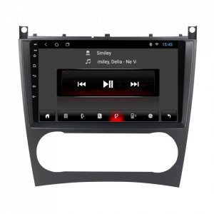 Navigatie dedicata cu Android Mercedes CLK C209 2005 - 2010, 1GB RAM, Radio GPS Dual Zone, Display HD 9" Touchscreen, Internet Wi-Fi, Bluetooth, MirrorLink, USB, Waze