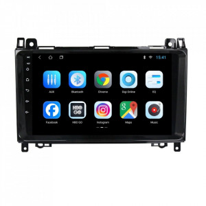 Navigatie dedicata cu Android Mercedes Sprinter 2006 - 2018, 1GB RAM, Radio GPS Dual Zone, Display HD 9" Touchscreen, Internet Wi-Fi, Bluetooth, MirrorLink, USB, Waze