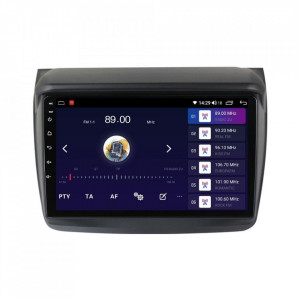 Navigatie dedicata cu Android Mitsubishi L200 2005 - 2015, 8GB RAM, Radio GPS Dual Zone, Display HD IPS 9" Touchscreen, Internet Wi-Fi si slot SIM 4G, Bluetooth, MirrorLink, USB, Waze