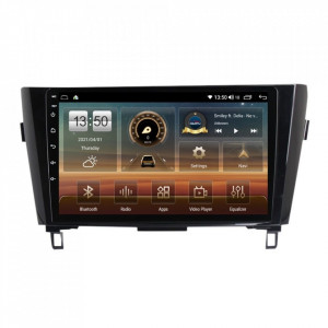 Navigatie dedicata cu Android Nissan Qashqai II 2014 - 2021, 4GB RAM, Radio GPS Dual Zone, Display HD IPS 10" Touchscreen, Internet Wi-Fi si slot SIM 4G, Bluetooth, MirrorLink, USB, Waze