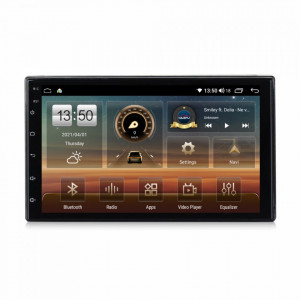 Navigatie dedicata cu Android Nissan Tiida 2004 - 2013, 4GB RAM, Radio GPS Dual Zone, Display HD 7" Touchscreen, Internet Wi-Fi si slot SIM 4G, Bluetooth, MirrorLink, USB, Waze