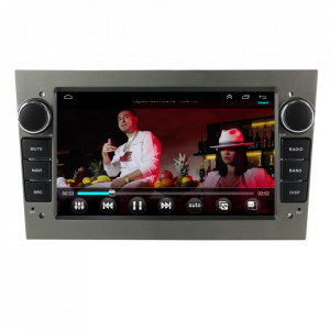 Navigatie dedicata cu Android Opel Meriva A 2003 - 2010, gri inchis, 1GB RAM, Radio GPS Dual Zone, Display HD 7" Touchscreen, Internet Wi-Fi, Bluetooth, MirrorLink, USB, Waze