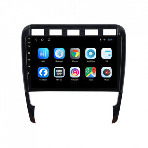 Navigatie dedicata cu Android Porsche Cayenne 2002 - 2010, 1GB RAM, Radio GPS Dual Zone, Display HD 9" Touchscreen, Internet Wi-Fi, Bluetooth, MirrorLink, USB, Waze