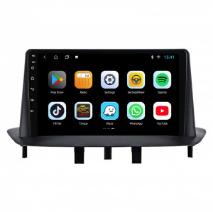 Navigatie dedicata cu Android Renault Fluence 2009 - 2016, 2GB RAM, Radio GPS Dual Zone, Display HD 9" Touchscreen, Internet Wi-Fi, Bluetooth, MirrorLink, USB, Waze