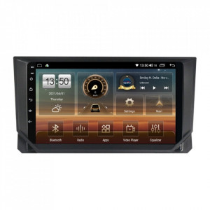 Navigatie dedicata cu Android Seat Ibiza V dupa 2017, 4GB RAM, Radio GPS Dual Zone, Display HD IPS 9" Touchscreen, Internet Wi-Fi si slot SIM 4G, Bluetooth, MirrorLink, USB, Waze