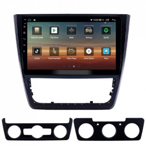 Navigatie dedicata cu Android Skoda Yeti 2009 - 2018, 6GB RAM, Radio GPS Dual Zone, Display HD IPS 10" Touchscreen, Internet Wi-Fi si slot SIM 4G, Bluetooth, MirrorLink, USB, Waze