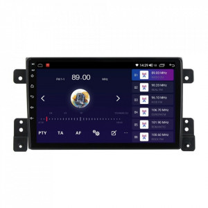 Navigatie dedicata cu Android Suzuki Grand Vitara 2005 - 2015, 4GB RAM, Radio GPS Dual Zone, Display HD IPS 9" Touchscreen, Internet Wi-Fi si slot SIM 4G, Bluetooth, MirrorLink, USB, Waze