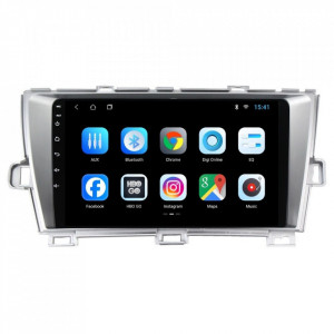 Navigatie dedicata cu Android Toyota Prius 2009 - 2015, 1GB RAM, Radio GPS Dual Zone, Display HD 9" Touchscreen, Internet Wi-Fi, Bluetooth, MirrorLink, USB, Waze