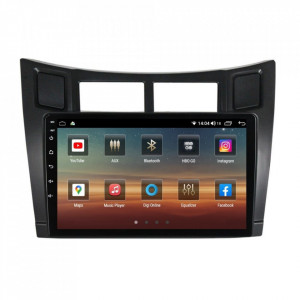 Navigatie dedicata cu Android Toyota Yaris 2006 - 2011, 6GB RAM, Radio GPS Dual Zone, Display HD IPS 9" Touchscreen, Internet Wi-Fi si slot SIM 4G, Bluetooth, MirrorLink, USB, Waze