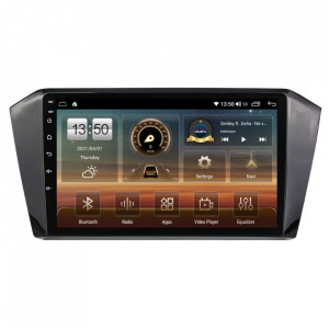 Navigatie dedicata cu Android VW Passat B8 dupa 2015, 8GB RAM, Radio GPS Dual Zone, Display HD IPS 10" Touchscreen, Internet Wi-Fi si slot SIM 4G, Bluetooth, MirrorLink, USB, Waze
