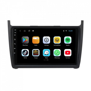 Navigatie dedicata cu Android VW Polo 6R 2009 - 2018, 1GB RAM, Radio GPS Dual Zone, Display HD 9" Touchscreen, Internet Wi-Fi, Bluetooth, MirrorLink, USB, Waze
