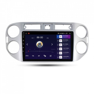 Navigatie dedicata cu Android VW Tiguan I 2007 - 2012, 4GB RAM, Radio GPS Dual Zone, Display HD IPS 9" Touchscreen, Internet Wi-Fi si slot SIM 4G, Bluetooth, MirrorLink, USB, Waze