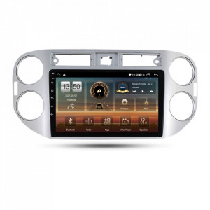Navigatie dedicata cu Android VW Tiguan I 2007 - 2012, 6GB RAM, Radio GPS Dual Zone, Display HD IPS 9" Touchscreen, Internet Wi-Fi si slot SIM 4G, Bluetooth, MirrorLink, USB, Waze