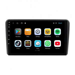 Navigatie dedicata cu Android Audi A3 (8P1) 2003 - 2013, 1GB RAM, Radio GPS Dual Zone, Display HD 9" Touchscreen, Internet Wi-Fi, Bluetooth, MirrorLink, USB, Waze