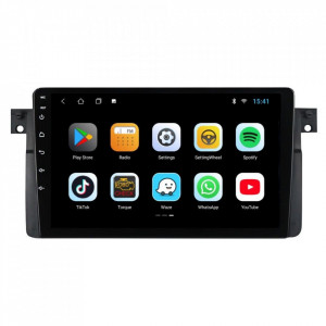 Navigatie dedicata cu Android BMW Seria 3 (E46) 1997 - 2005, 1GB RAM, Radio GPS Dual Zone, Display HD 9" Touchscreen, Internet Wi-Fi, Bluetooth, MirrorLink, USB, Waze