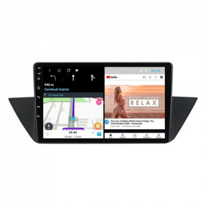 Navigatie dedicata cu Android BMW X1 (E84) 2009 - 2015, 1GB RAM, Radio GPS Dual Zone, Display HD 10" Touchscreen, Internet Wi-Fi, Bluetooth, MirrorLink, USB, Waze