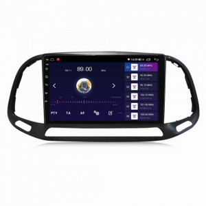 Navigatie dedicata cu Android Fiat Doblo dupa 2015, 4GB RAM, Radio GPS Dual Zone, Display HD IPS 9" Touchscreen, Internet Wi-Fi si slot SIM 4G, Bluetooth, MirrorLink, USB, Waze