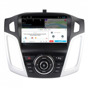 Navigatie dedicata cu Android Ford Focus III 2011 - 2018, 2GB RAM, Radio GPS Dual Zone, Display HD 9" Touchscreen, Internet Wi-Fi, Bluetooth, MirrorLink, USB, Waze