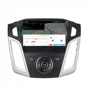 Navigatie dedicata cu Android Ford Focus III 2011 - 2018, 4GB RAM, Radio GPS Dual Zone, Display HD IPS 9" Touchscreen, Internet Wi-Fi si slot SIM 4G, Bluetooth, MirrorLink, USB, Waze