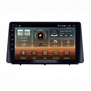 Navigatie dedicata cu Android Ford Focus IV dupa 2018, 4GB RAM, Radio GPS Dual Zone, Display HD IPS 9" Touchscreen, Internet Wi-Fi si slot SIM 4G, Bluetooth, MirrorLink, USB, Waze
