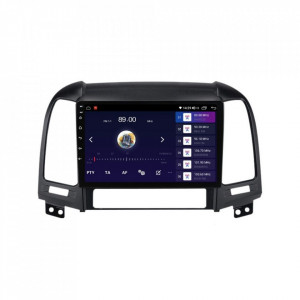 Navigatie dedicata cu Android Hyundai Santa Fe II 2006 - 2012, 4GB RAM, Radio GPS Dual Zone, Display HD IPS 9" Touchscreen, Internet Wi-Fi si slot SIM 4G, Bluetooth, MirrorLink, USB, Waze