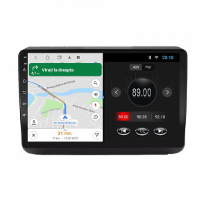 Navigatie dedicata cu Android Jeep Grand Cherokee IV 2014 - 2021, 1GB RAM, Radio GPS Dual Zone, Display HD 9" Touchscreen, Internet Wi-Fi, Bluetooth, MirrorLink, USB, Waze