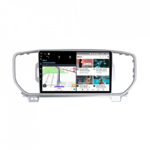 Navigatie dedicata cu Android KIA Sportage 2016 - 2018, 4GB RAM, Radio GPS Dual Zone, Display HD IPS 9" Touchscreen, Internet Wi-Fi si slot SIM 4G, Bluetooth, MirrorLink, USB, Waze