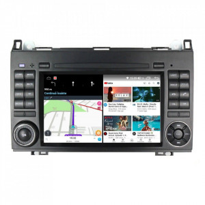 Navigatie dedicata cu Android Mercedes A-Class W169 2004 - 2012, 1GB RAM, Radio GPS Dual Zone, Display HD 7" Touchscreen, Internet Wi-Fi, Bluetooth, MirrorLink, USB, Waze