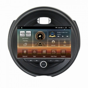 Navigatie dedicata cu Android Mini Cooper 2014 - 2020, 8GB RAM, Radio GPS Dual Zone, Display HD IPS 9" Touchscreen, Internet Wi-Fi si slot SIM 4G, Bluetooth, MirrorLink, USB, Waze