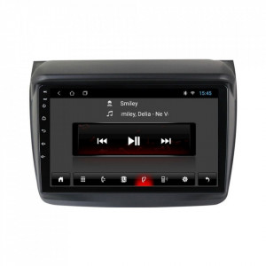 Navigatie dedicata cu Android Mitsubishi L200 2005 - 2015, 1GB RAM, Radio GPS Dual Zone, Display HD 9" Touchscreen, Internet Wi-Fi, Bluetooth, MirrorLink, USB, Waze