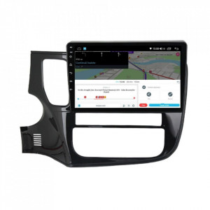 Navigatie dedicata cu Android Mitsubishi Outlander III 2012 - 2019, 4GB RAM, Radio GPS Dual Zone, Display HD IPS 10" Touchscreen, Internet Wi-Fi si slot SIM 4G, Bluetooth, MirrorLink, USB, Waze