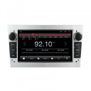 Navigatie dedicata cu Android Opel Corsa D 2006 - 2014, gri deschis, 1GB RAM, Radio GPS Dual Zone, Display HD 7" Touchscreen, Internet Wi-Fi, Bluetooth, MirrorLink, USB, Waze