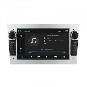 Navigatie dedicata cu Android Opel Tigra TwinTop 2004 - 2010, gri deschis, 1GB RAM, Radio GPS Dual Zone, Display HD 7" Touchscreen, Internet Wi-Fi, Bluetooth, MirrorLink, USB, Waze