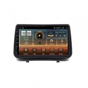Navigatie dedicata cu Android Renault Clio III 2005 - 2012, 6GB RAM, Radio GPS Dual Zone, Display HD IPS 9" Touchscreen, Internet Wi-Fi si slot SIM 4G, Bluetooth, MirrorLink, USB, Waze