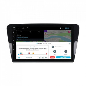 Navigatie dedicata cu Android Skoda Octavia III 2013 - 2020, 2GB RAM, Radio GPS Dual Zone, Display HD 10" Touchscreen, Internet Wi-Fi, Bluetooth, MirrorLink, USB, Waze