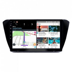 Navigatie dedicata cu Android Skoda Superb III 2015 - 2019, 4GB RAM, Radio GPS Dual Zone, Display HD IPS 10" Touchscreen, Internet Wi-Fi si slot SIM 4G, Bluetooth, MirrorLink, USB, Waze