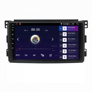 Navigatie dedicata cu Android Smart Fortwo 2007 - 2010, 6GB RAM, Radio GPS Dual Zone, Display HD IPS 9" Touchscreen, Internet Wi-Fi si slot SIM 4G, Bluetooth, MirrorLink, USB, Waze