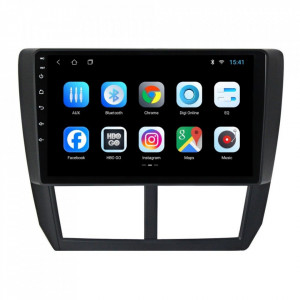 Navigatie dedicata cu Android Subaru Impreza / XV / WRX 2007 - 2014, 1GB RAM, Radio GPS Dual Zone, Display HD 9" Touchscreen, Internet Wi-Fi, Bluetooth, MirrorLink, USB, Waze