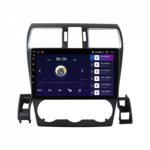 Navigatie dedicata cu Android Subaru XV 2012 - 2017, 4GB RAM, Radio GPS Dual Zone, Display HD IPS 9" Touchscreen, Internet Wi-Fi si slot SIM 4G, Bluetooth, MirrorLink, USB, Waze