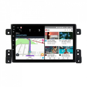 Navigatie dedicata cu Android Suzuki Grand Vitara 2005 - 2015, 8GB RAM, Radio GPS Dual Zone, Display HD IPS 9" Touchscreen, Internet Wi-Fi si slot SIM 4G, Bluetooth, MirrorLink, USB, Waze