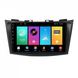 Navigatie dedicata cu Android Suzuki Swift IV 2010 - 2017, 1GB RAM, Radio GPS Dual Zone, Display HD 9" Touchscreen, Internet Wi-Fi, Bluetooth, MirrorLink, USB, Waze