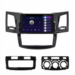 Navigatie dedicata cu Android Toyota Hilux VII 2004 - 2015, 8GB RAM, Radio GPS Dual Zone, Display HD IPS 9" Touchscreen, Internet Wi-Fi si slot SIM 4G, Bluetooth, MirrorLink, USB, Waze